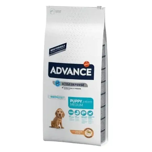 Advance Canine Puppy Medium Chicken Rice 3Kg, alimento para cães