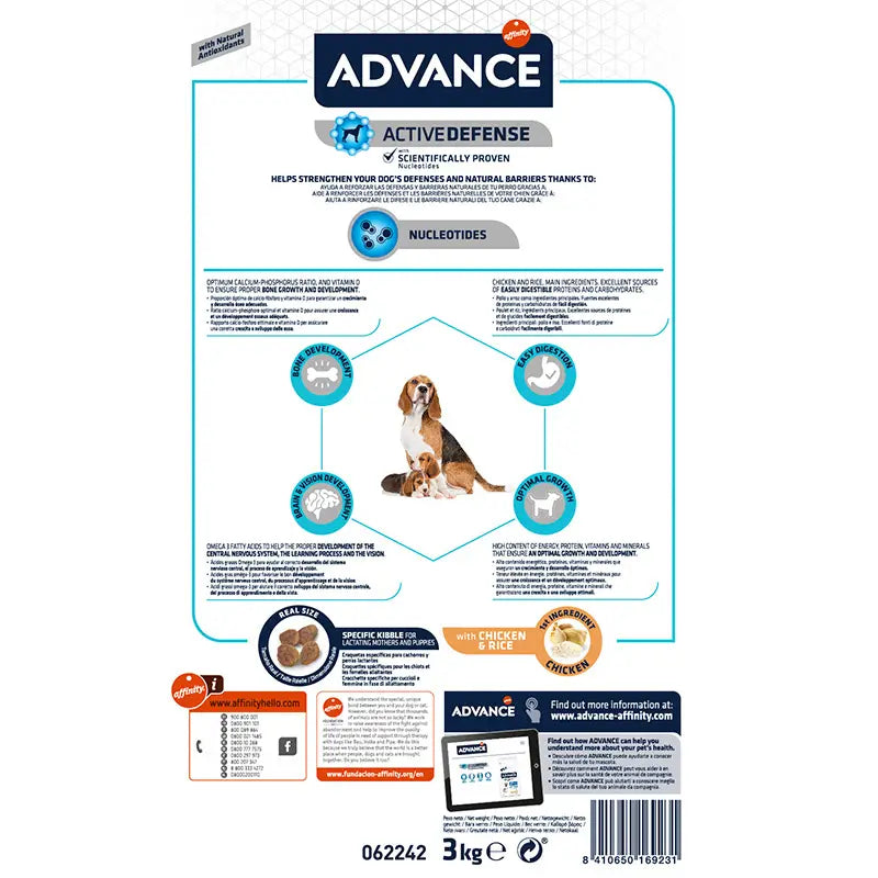 Advance Canine Puppy Protect Initial 3Kg, pienso para perros