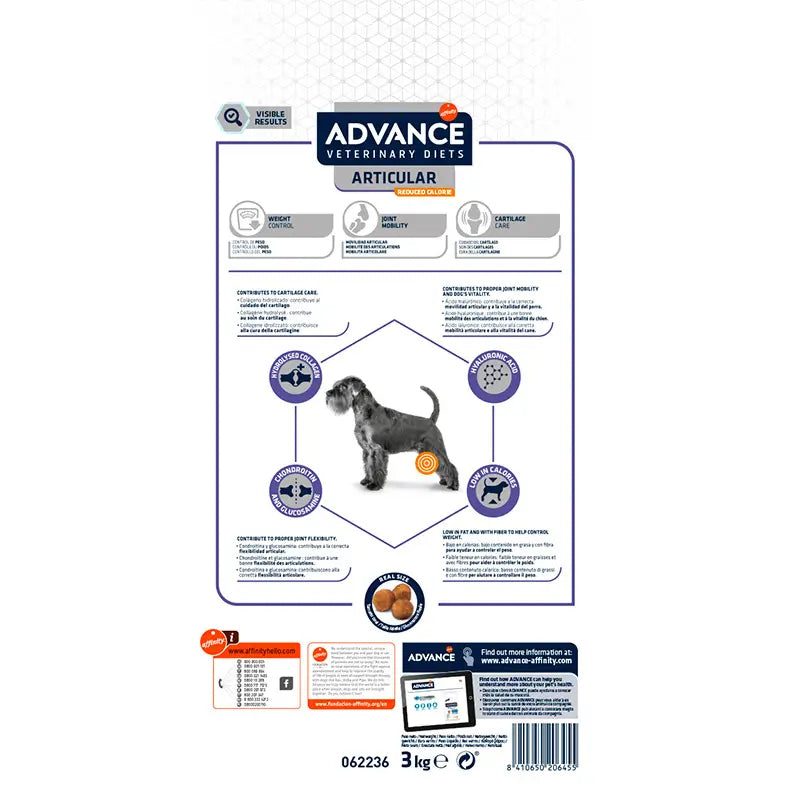 Advance Vet Canine Adult Articular Red. 3Kg, pienso para perros