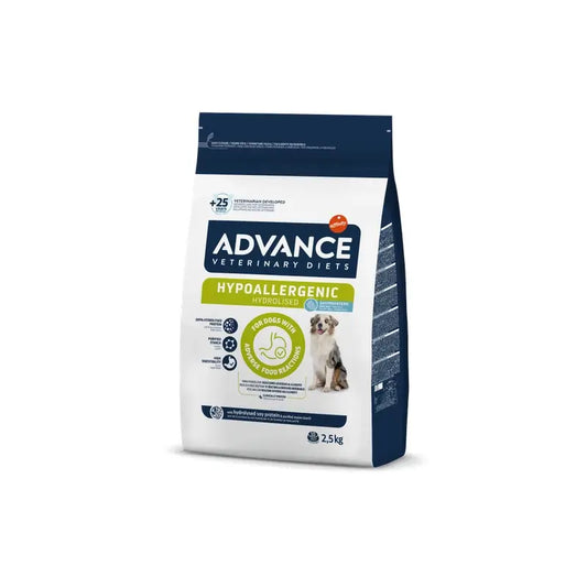 Avanço do veterinário veterinário adulto hipoalergênico 2.5kg