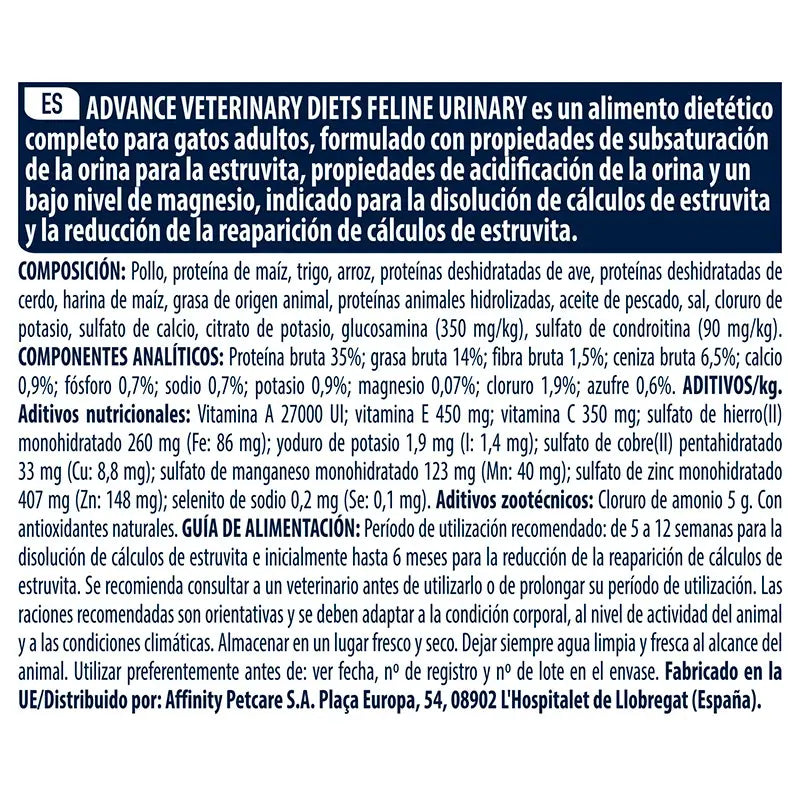 Vet Feline Feline adulto adulto 8 kg