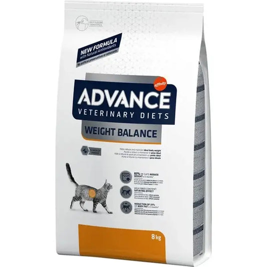 Advance Vet Feline Adult Weight Balance 8Kg, alimento para gatos