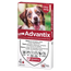Advantix Antiparasitário Pipetas para cães de 10 a 25 kg 4pcs x 2,5 ml