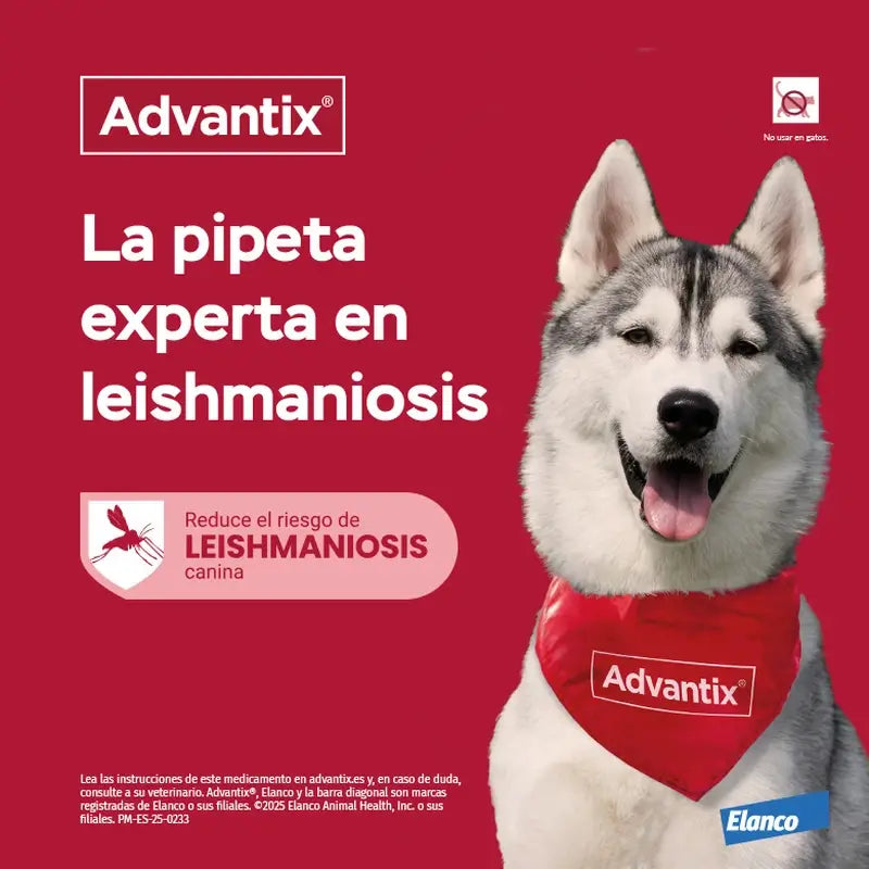 Advantix Antiparasitic Pipettes For Dogs +25 Kg 4pcs x 4 ml