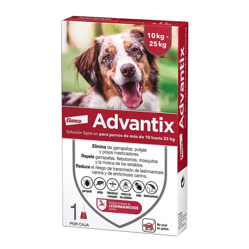 Advantix Mono Pipeta, 2,5 ml 10-25Kg