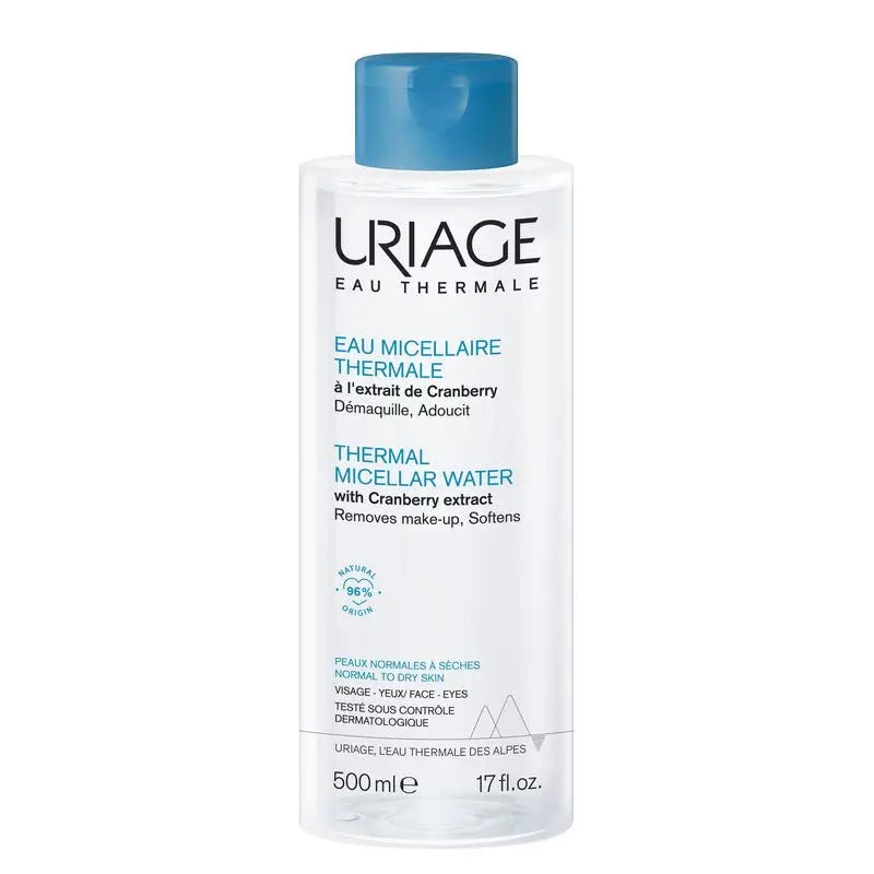 Água micelar térmica Uriage Pele normal a seca 500 ml