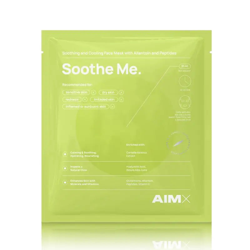 Máscara facial Aimx "Soothe Me", 25 ml