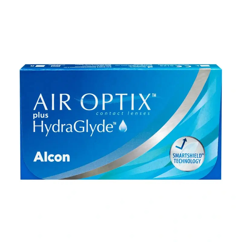 Air Optix Plus Hydraglade Lentes de Contacto Esféricas Mensais, 3 unidades - -0.25, 8.6, 14.2