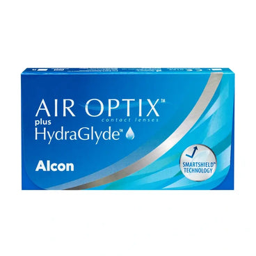 Air Optix Plus Hydraglade Lentes de Contacto Esféricas Mensais, 6 unidades
