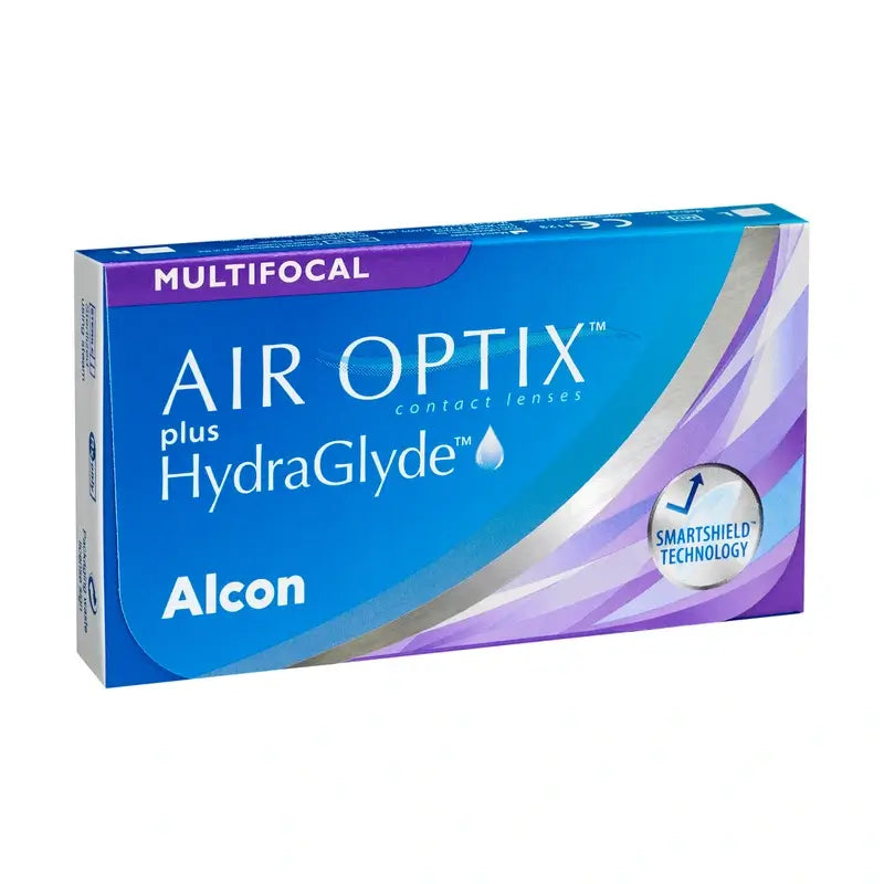 Air Optix Plus HydraGlyde Lentes Multifocais Mensais, 3 unidades - +3.00, 8.6, Alta, 14.2