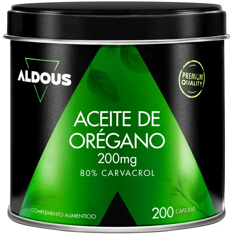 Aldous Bio Óleo de Orégãos, 200 pérolas