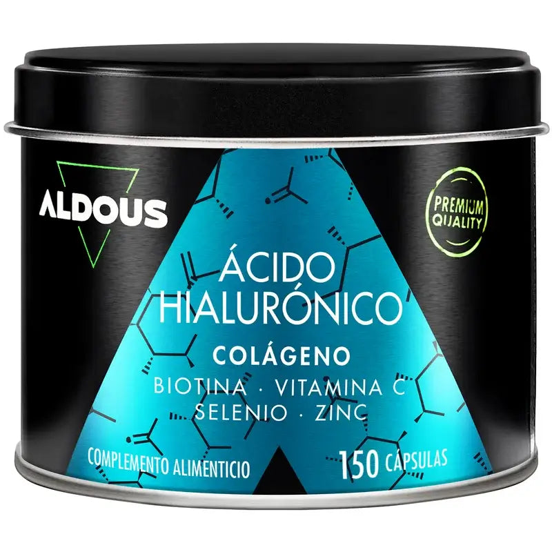 Aldous Bio Ácido Hialurónico com Colagénio, Vitaminas e Minerais, 120 cápsulas