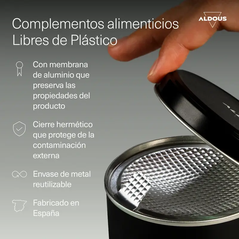 Aldous Bio Ácido Hialurónico com Colagénio, Vitaminas e Minerais, 120 cápsulas