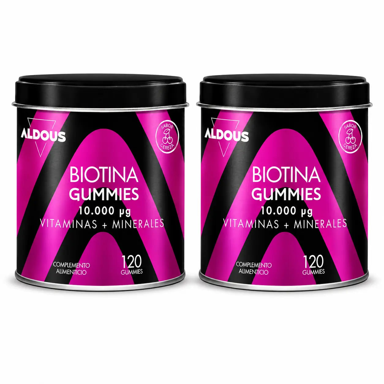 Aldous Bio Biotin , 120 Gomas , embalagem 2