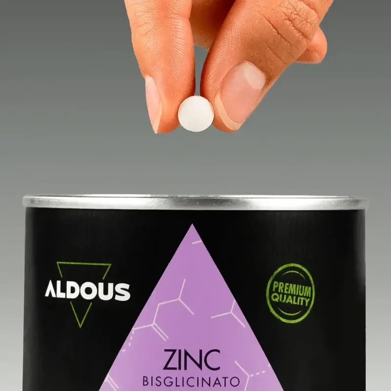 Aldous Bio Bisglicinato de Zinco 25 Mg, 500 comprimidos