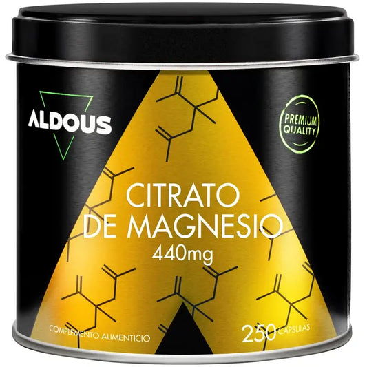 Aldous Bio Citrato de Magnésio , 250 cápsulas