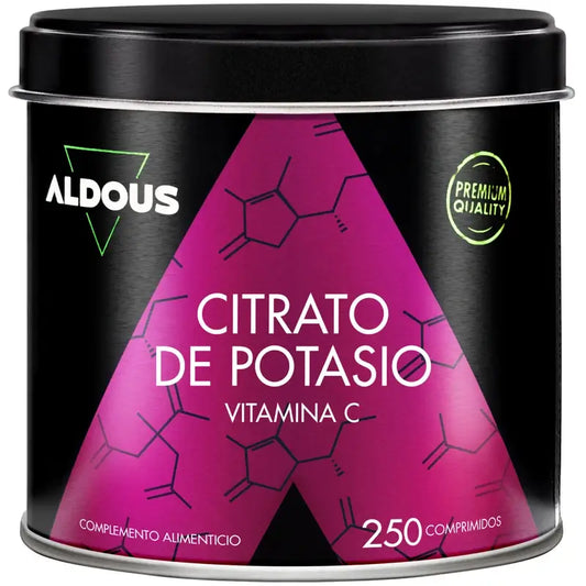 Aldous Bio Citrato de Potássio , 250 comprimidos