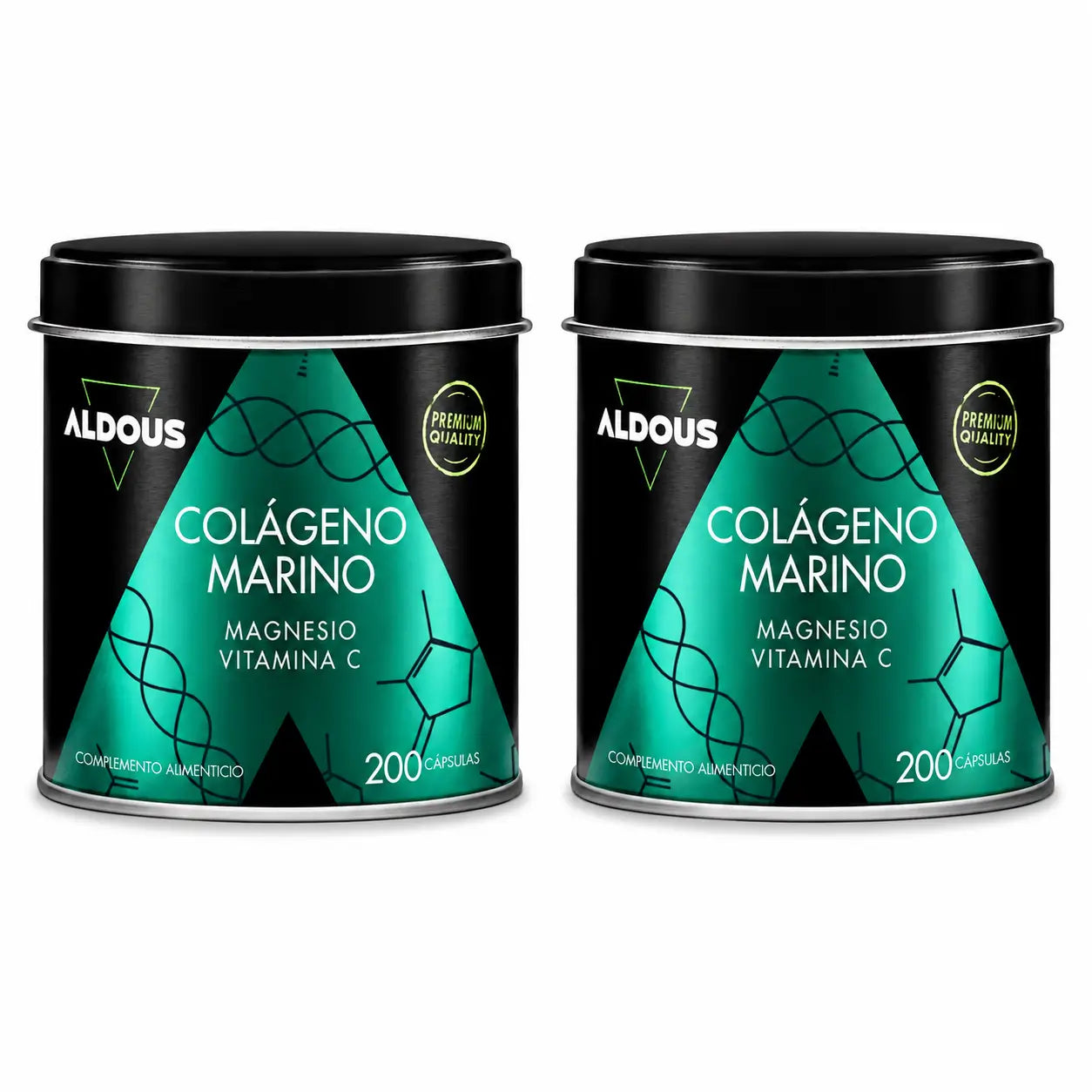 Aldous Bio Colagénio Marinho, 200 Cápsulas, embalagem 2