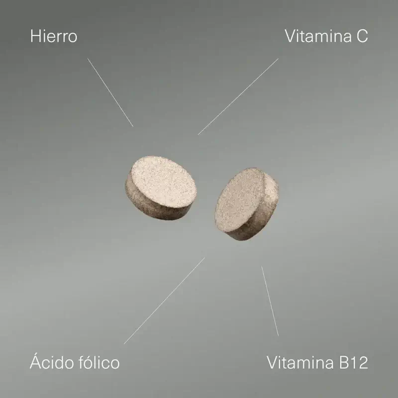 Aldous Bio Iron Vitamina C, B12 e Ácido Fólico , 200 cápsulas