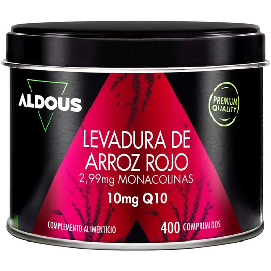 Aldous Bio Aldous Levedura Vermelha de Arroz com Coenzima Q10 , 400 comprimidos
