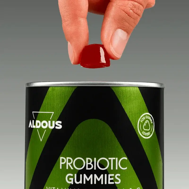 Aldous Bio Probióticos com Vitaminas em Gomas , 120 Gomas
