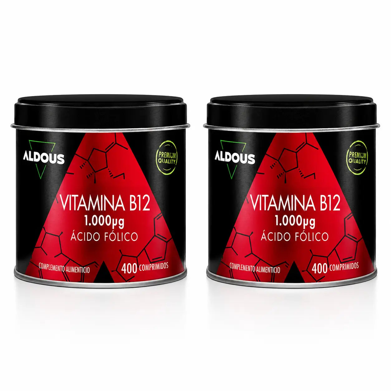 Aldous Bio Vitamina B12 com Ácido Fólico , 400 Comprimidos , embalagem 2