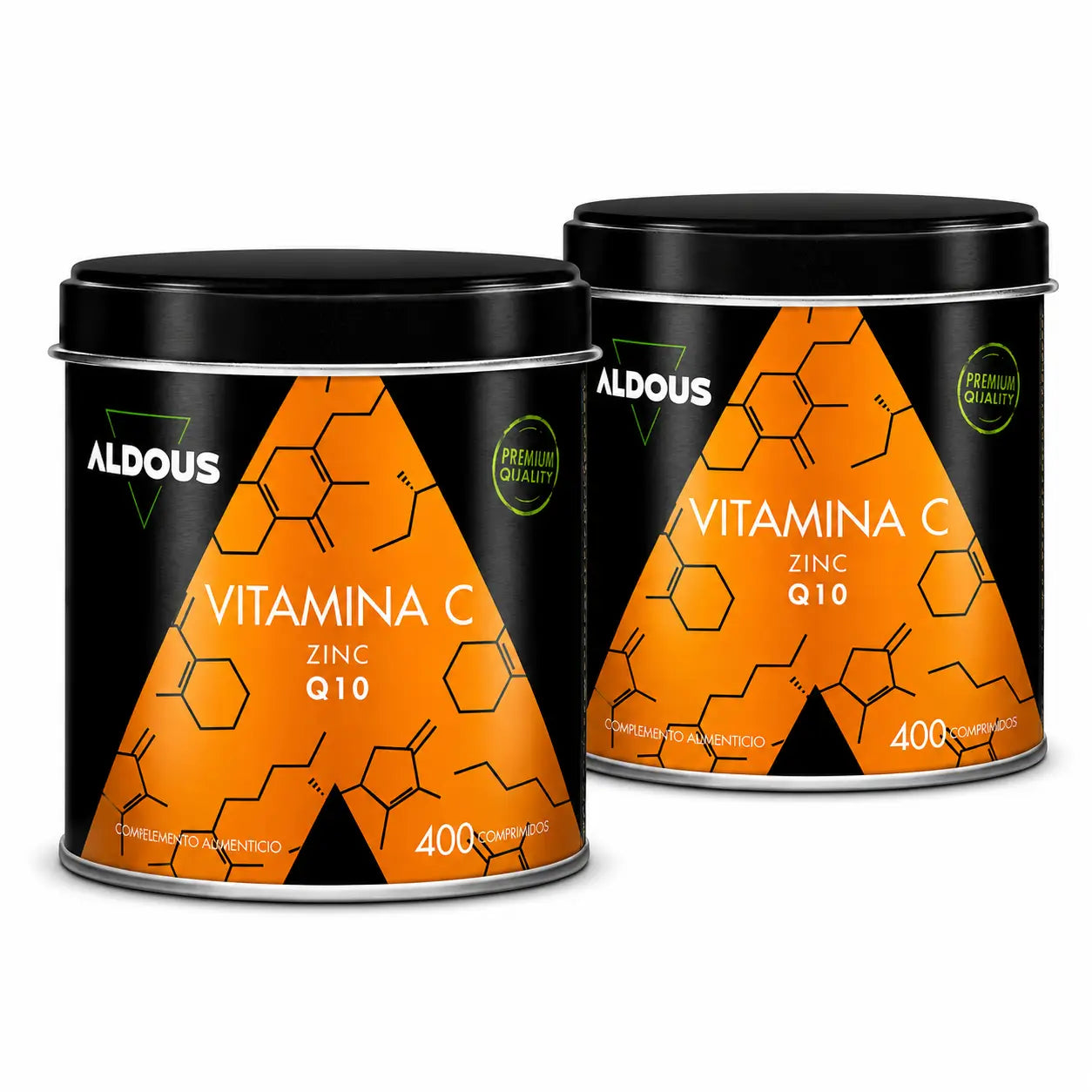 Aldous Bio Vitamina C com Zinco e Coenzima Q10 , 400 comprimidos , embalagem 2