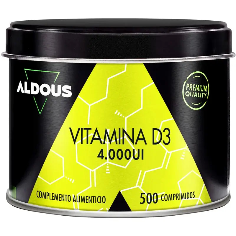 Aldous Bio Vitamina D3 4000 Ui Aldous, 500 comprimidos
