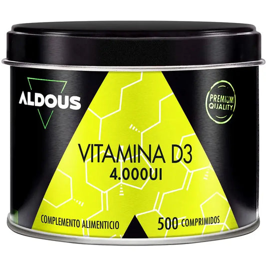 Aldous Bio Vitamina D3 4000 Ui Aldous, 500 comprimidos