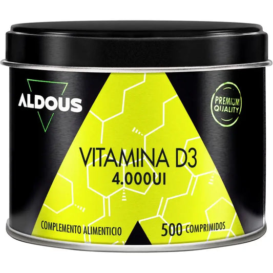 Aldous Bio Vitamina D3 4000 Ui Aldous, 500 comprimidos