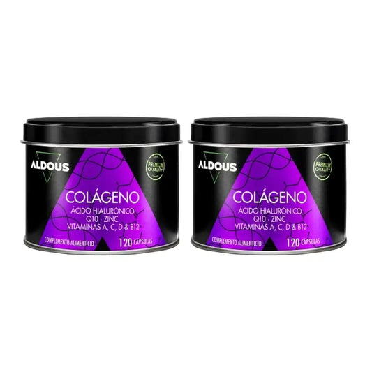 Aldous Labs Colagénio Hidrolisado Peptiplus, 2X120 Cápsulas