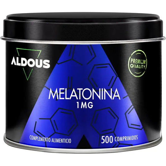 Aldous Labs Suplemento Alimentar Melatonina Pura 1 Mg , 500 comprimidos