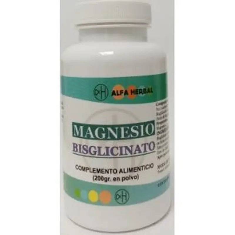Alfa Herbal  Magnesio Bisglicinato Polvo 200Gr.