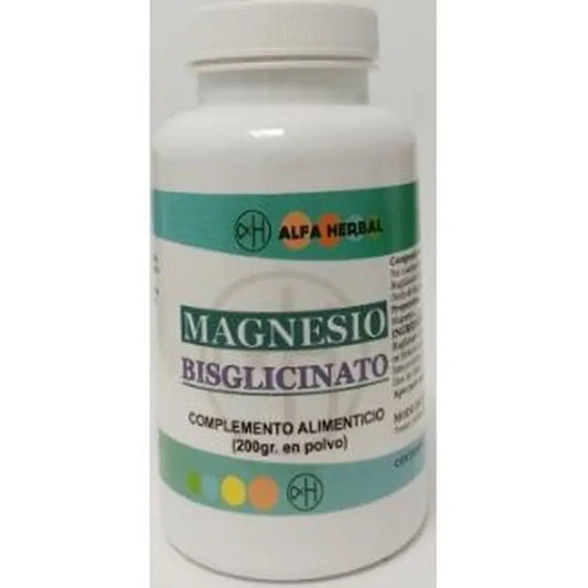 Alfa Herbal  Magnesio Bisglicinato Polvo 200Gr.