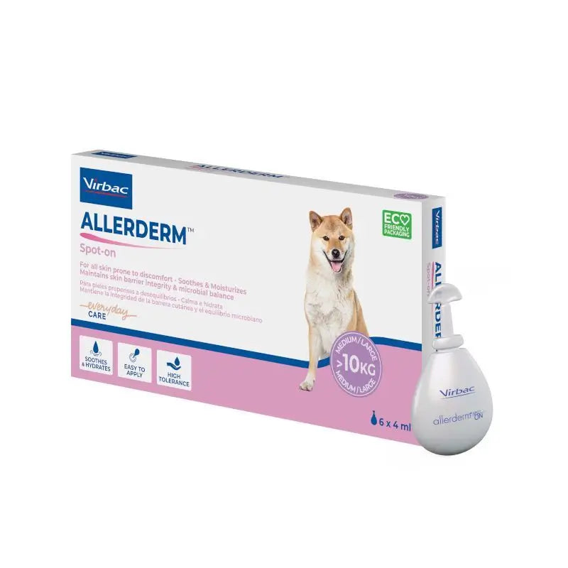 Virbac Allerderm Spot-On 4 ml 6 Pipetas
