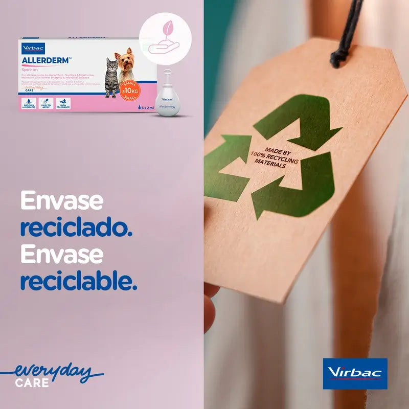 Virbac Allerderm Spot-On 4 ml 6 Pipetas