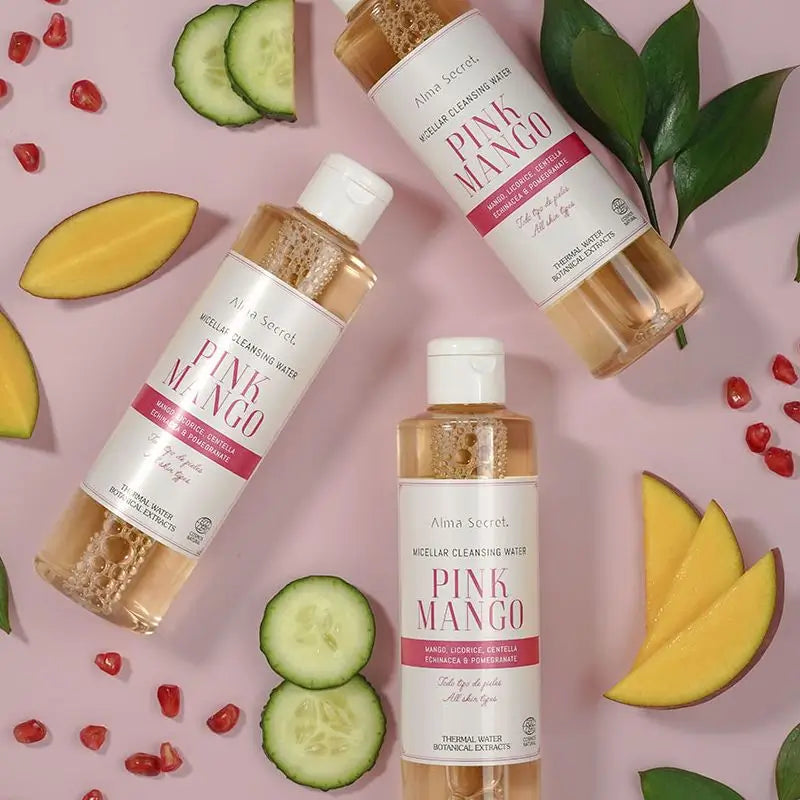 Alma Secret Água Micelar Manga Rosa com Manga, Alcaçuz, Centelha e Romã, 250 ml