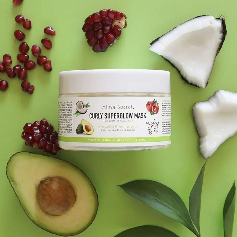 Alma Secret Máscara Super Brilho para Cabelos Encaracolados (Cabelos Encaracolados ou Ondulados)