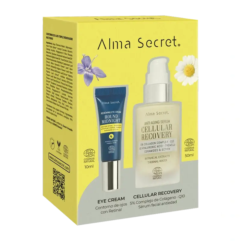 Alma Secret Pack Recuperação Celular 50 Ml + Contour Midnight Retinal 10 Ml
