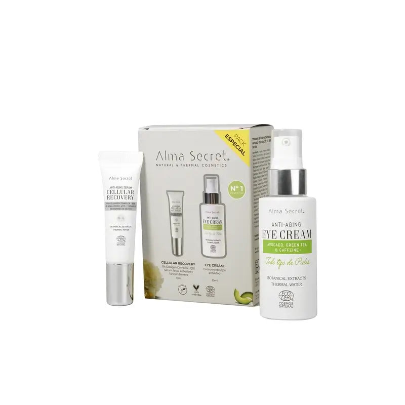 Alma Secret Pack Abacate Contorno de Olhos 30 Ml + Recuperação Celular 10 Ml