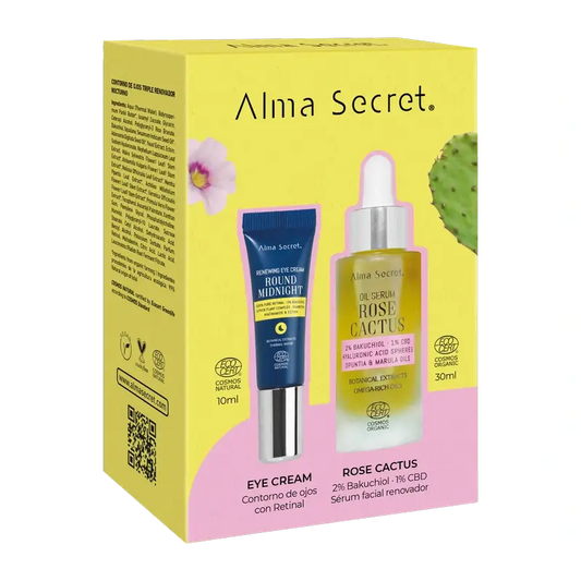 Alma Secret Pack Rose Cactus 30 Ml + Contorno de Olhos Midnight Retinal 10 Ml