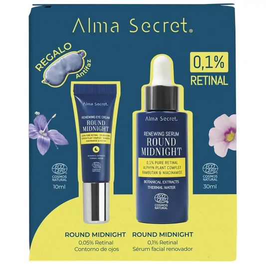 Alma Secret Pack Sérum Retiniano 0,1% 30 Ml + Contorno de Olhos Retiniano 10 Ml + Máscara