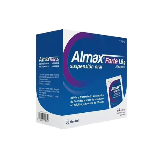 Almax Forte 1,5 g 12 saquetas Suspensão oral