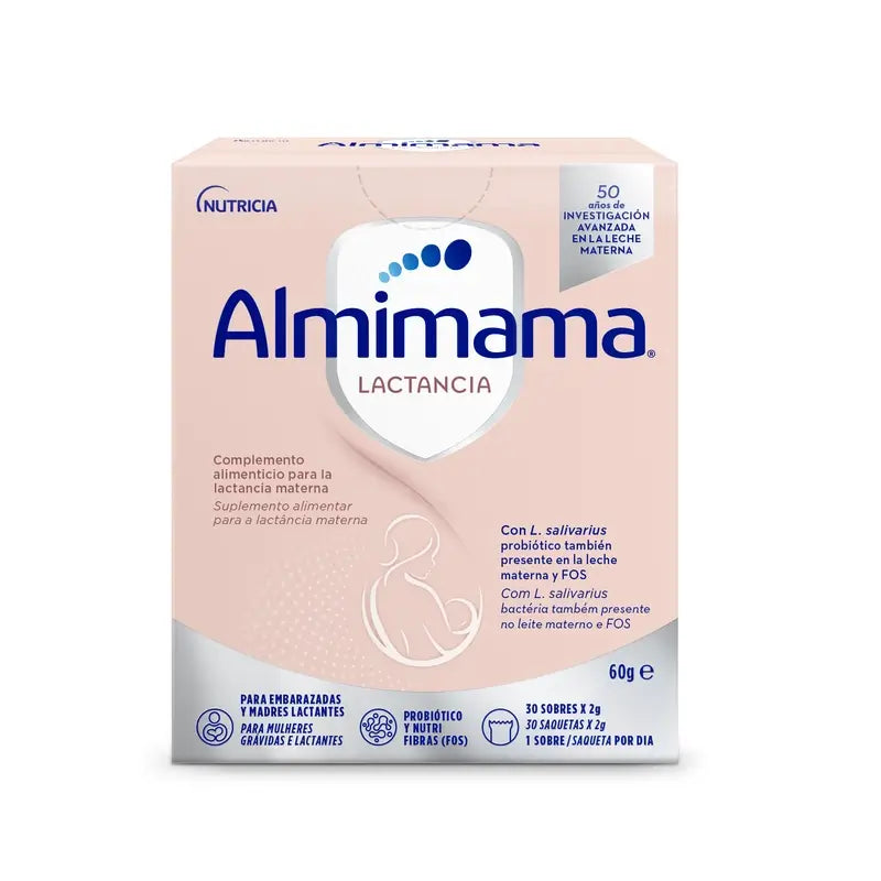 Almimama Suplemento Alimentar para a Amamentação, 30 saquetas de 2 gramas