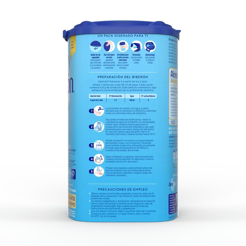 Almirón Advance 4, Embalagem 3 x 800g