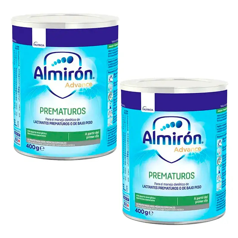 Almirón Advance Bebés Prematuros, 2 x 400 gramas