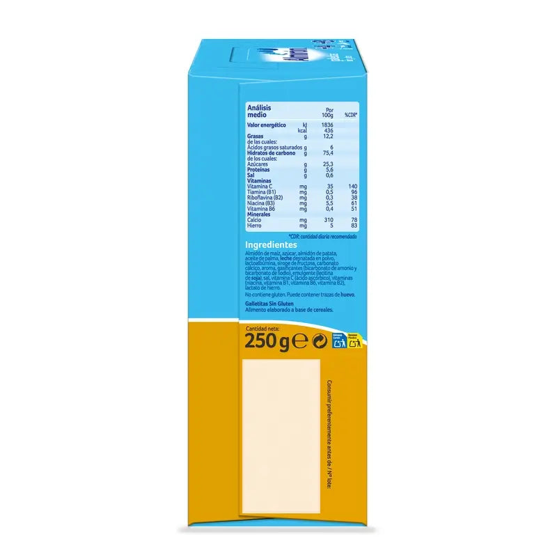 Almirón Biscoitos sem glúten 250 gr