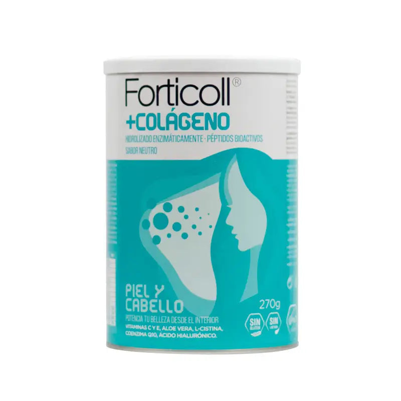 Forticol Amêndoa Colagénio Bioactivo Suplemento Pele e Cabelo, 270 g