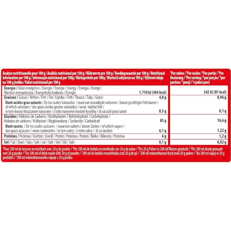 Leite em pó de amêndoa Ecomil Castanha 400Gr. Bio