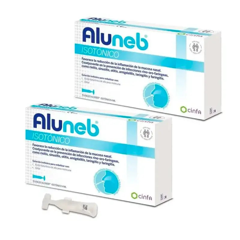 Aluneb Isotónico, Embalagem 2 x 15 Frascos 4 ml